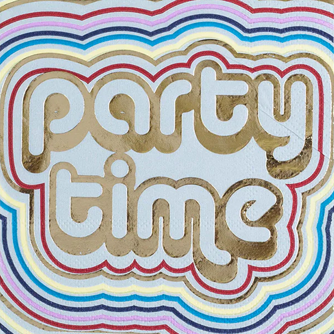 "Party Time" Witty Cocktail Napkins