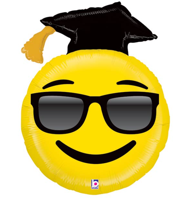 Grad Emoji Balloon