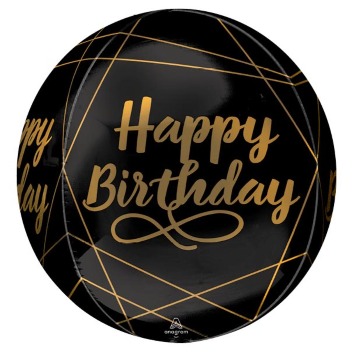 16" Happy Birthday Orbz Balloon