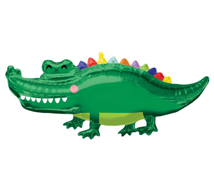 42" Happy Alligator Balloon