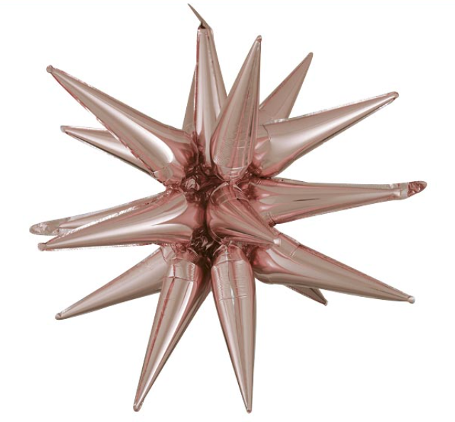35" Rose Gold Magic Star Balloon