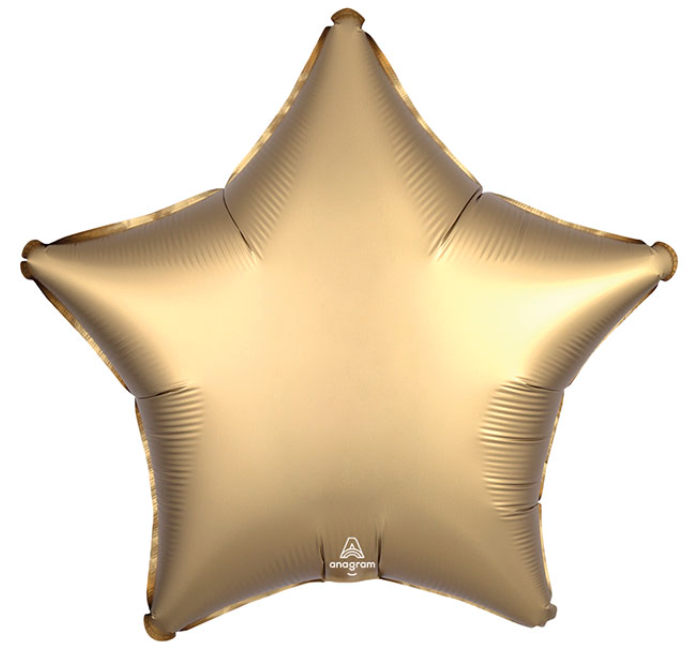 19" Gold Satin Star