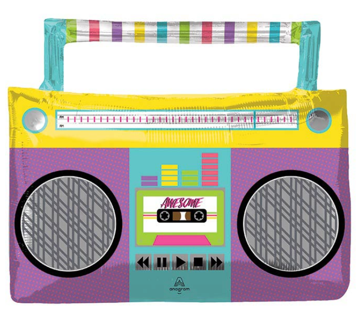 27" Boom Box Balloon