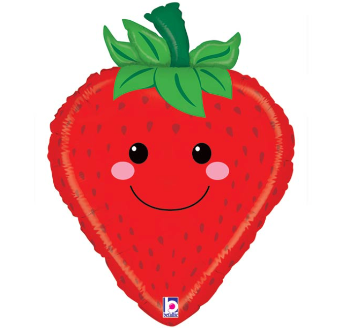 21" Strawberry Mylar