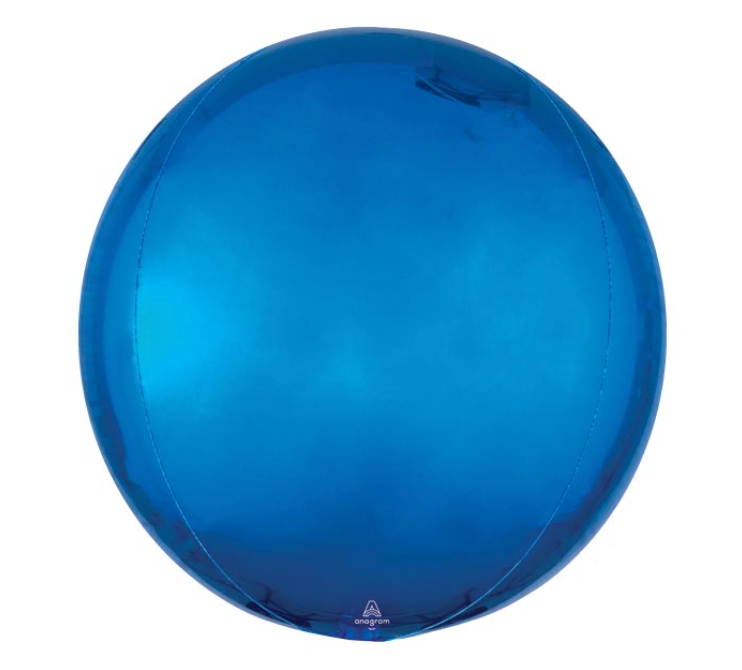 16" Royal Blue Orbz Balloon
