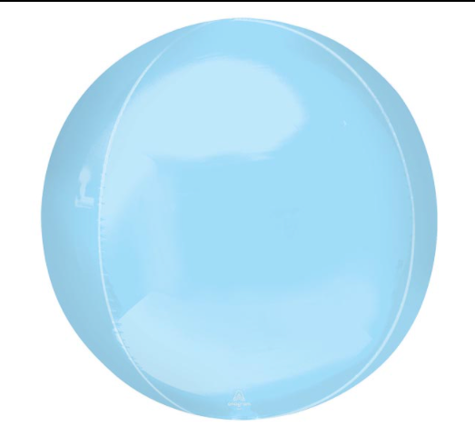 16" Pastel Blue Orbz Balloon