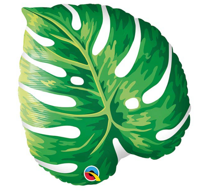 21" Tropical Leaf Mylar Balloon