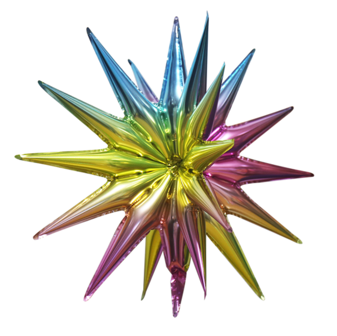 24" Rainbow Magic Star Balloon