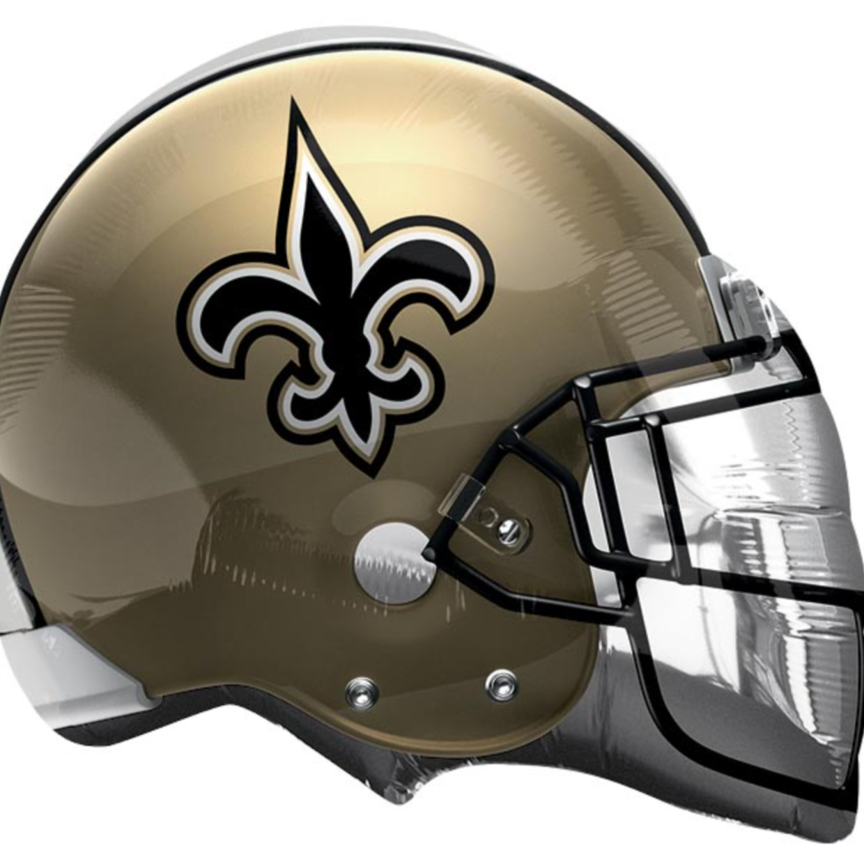 21" Saints Helmet Mylar