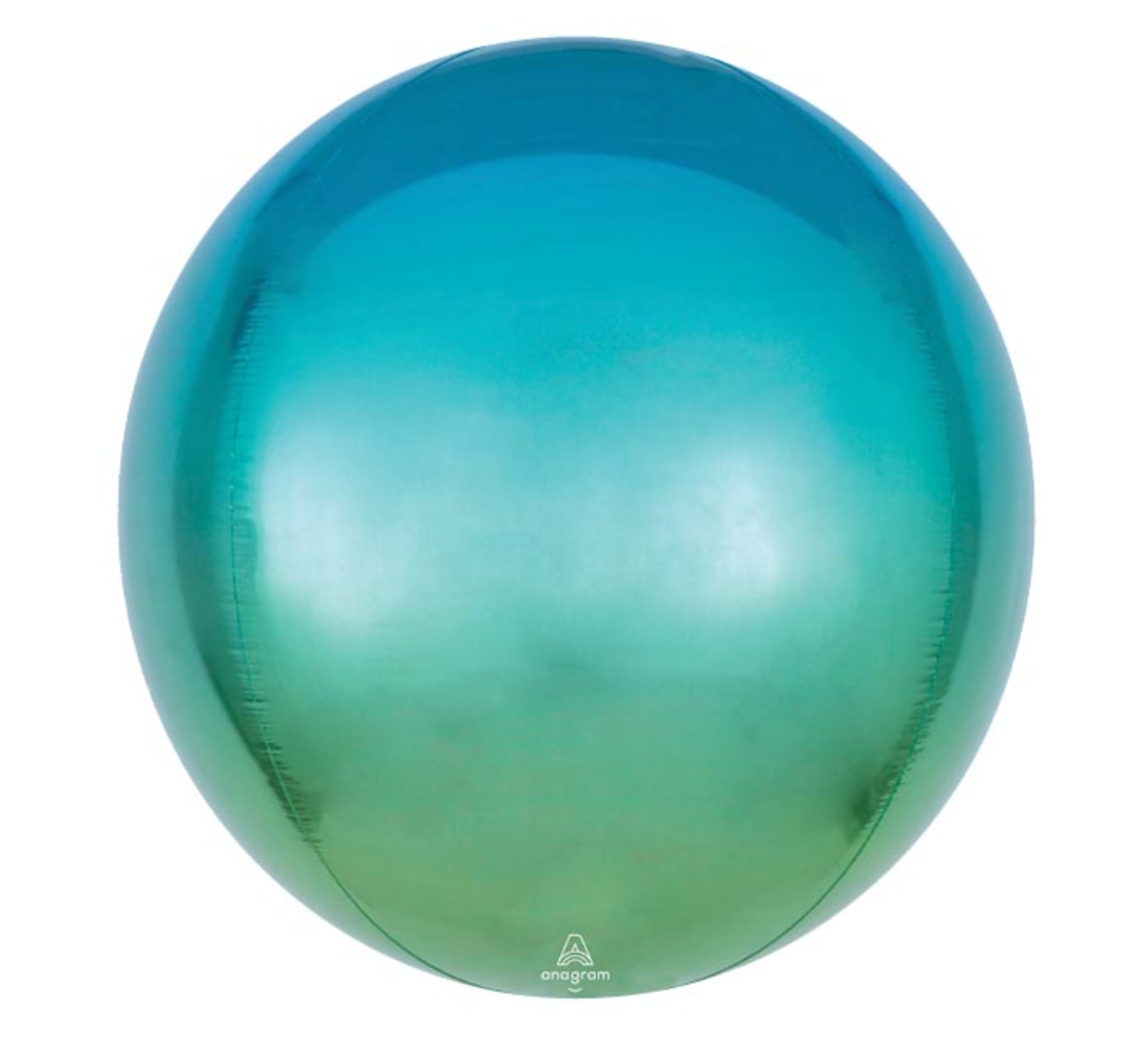 16" Blue and Green Ombre Orbz