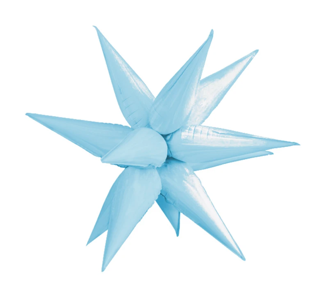 26" Small Star Burst Foil Balloon