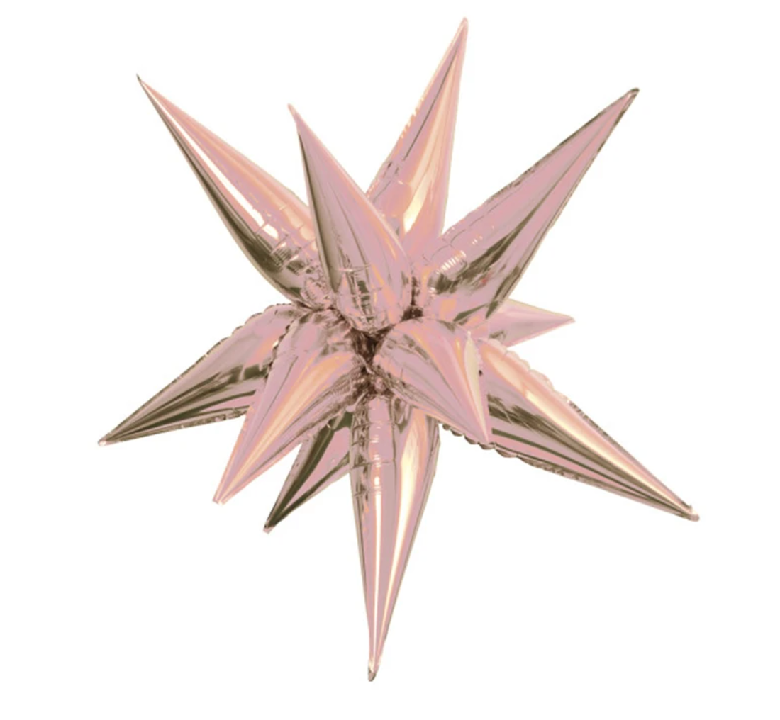 26" Small Star Burst Foil Balloon