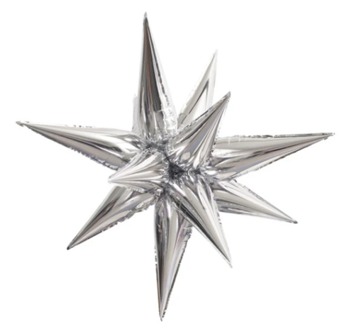 26" Small Star Burst Foil Balloon
