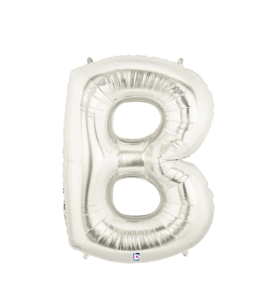 Silver Mylar Letters