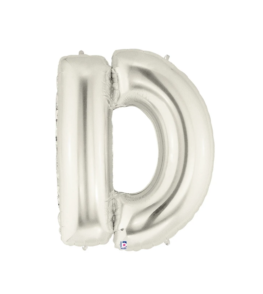 Silver Mylar Letters