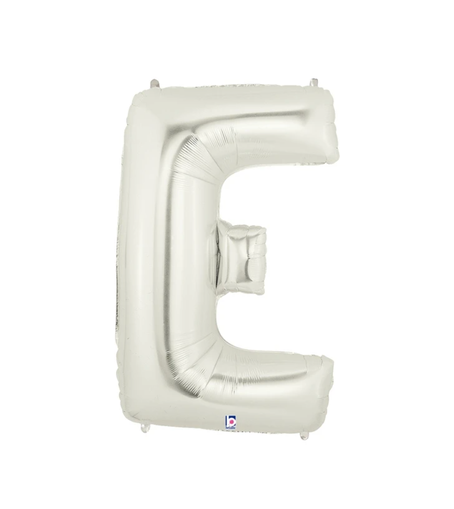Silver Mylar Letters