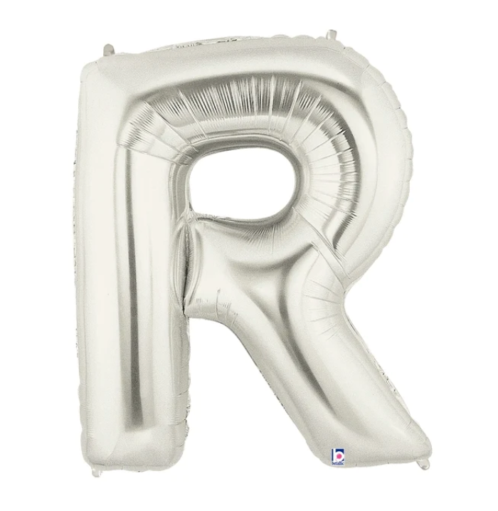 Silver Mylar Letters