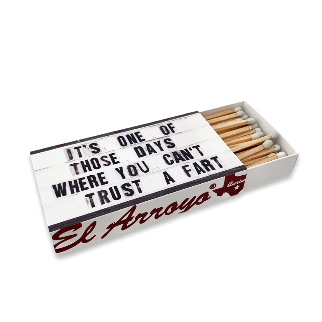 Trust a Fart Matchbox