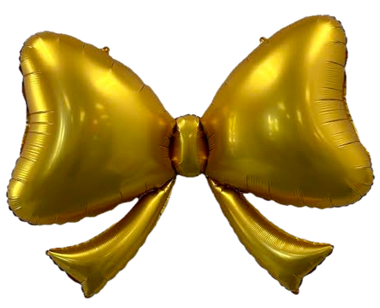 40" Gold Bow Mylar