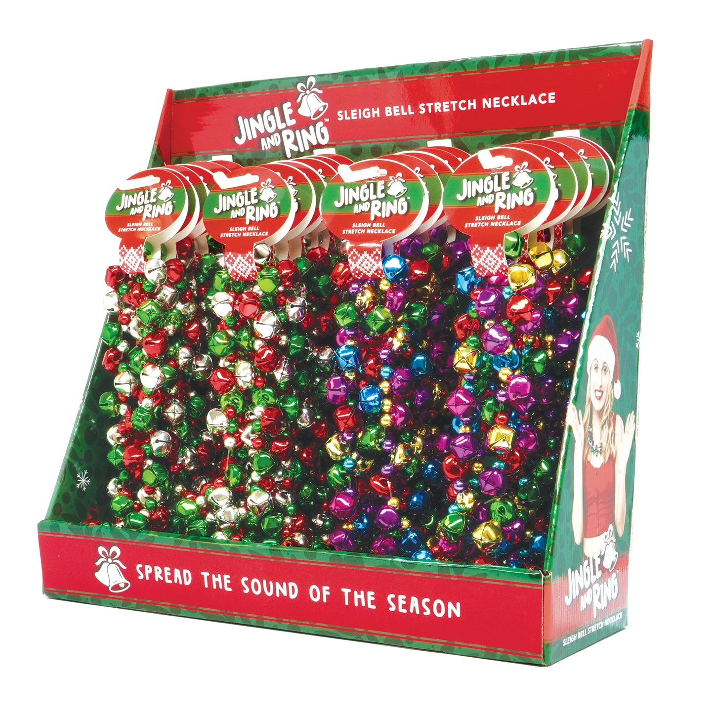 Jingle Sleigh Bell Stretch Necklace