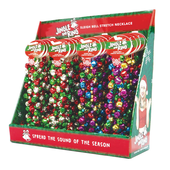Jingle Sleigh Bell Stretch Necklace