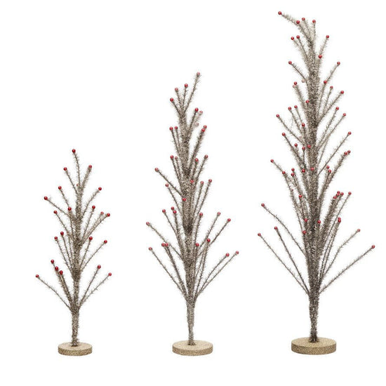 48"H Vintage Reproduction Tinsel Trees