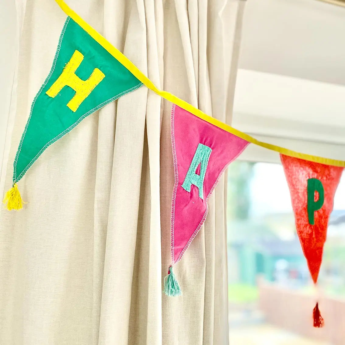 Birthday Fabric Pennant Bunting
