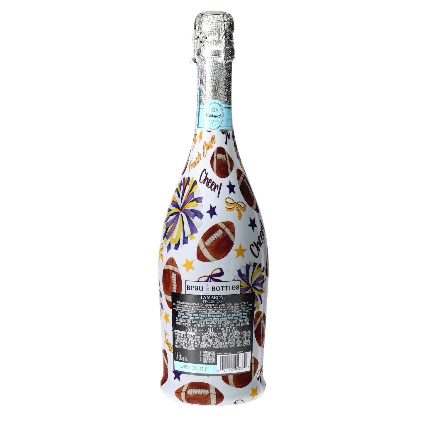 Beau Bottles Purple & Yellow Game Day - La Marca Edition