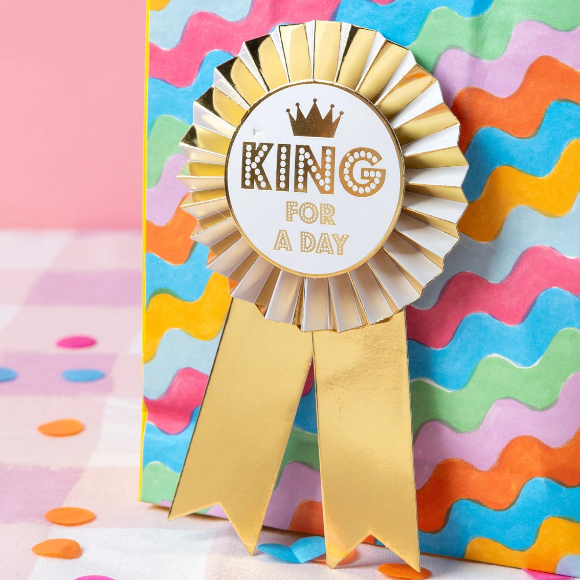 King For A Day Gold Badge