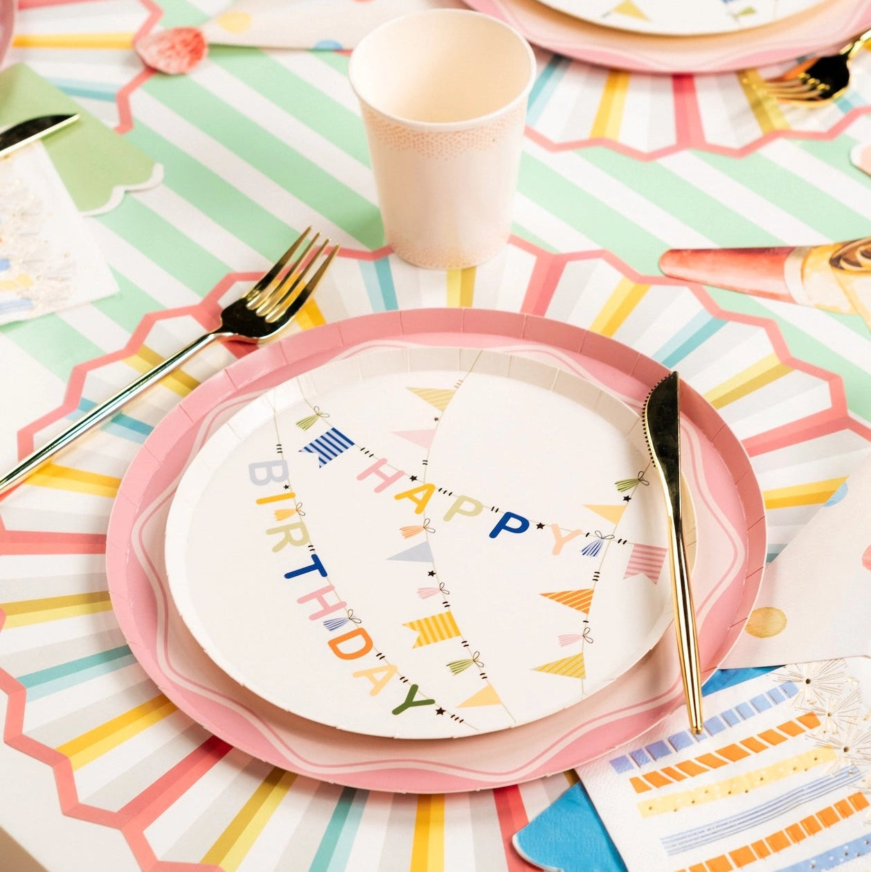 Birthday Cheer Dessert Plates