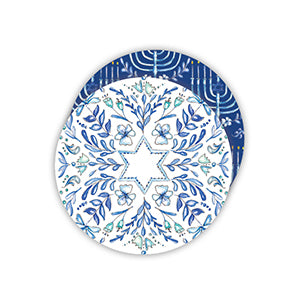 Hanukkah/Star Of David/Menorah Pattern Paper Coasters
