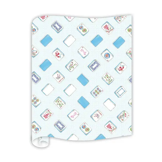 Mahjong Tiles Table Runner