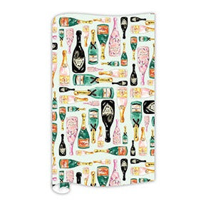 Load image into Gallery viewer, Handpainted Champagne Bottles Wrapping Paper
