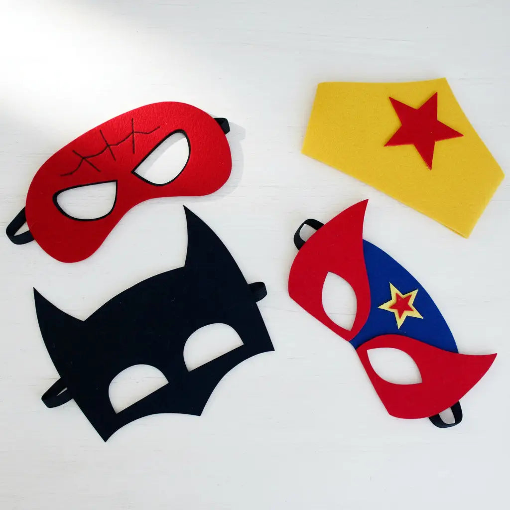 Superhero Felt Masks
