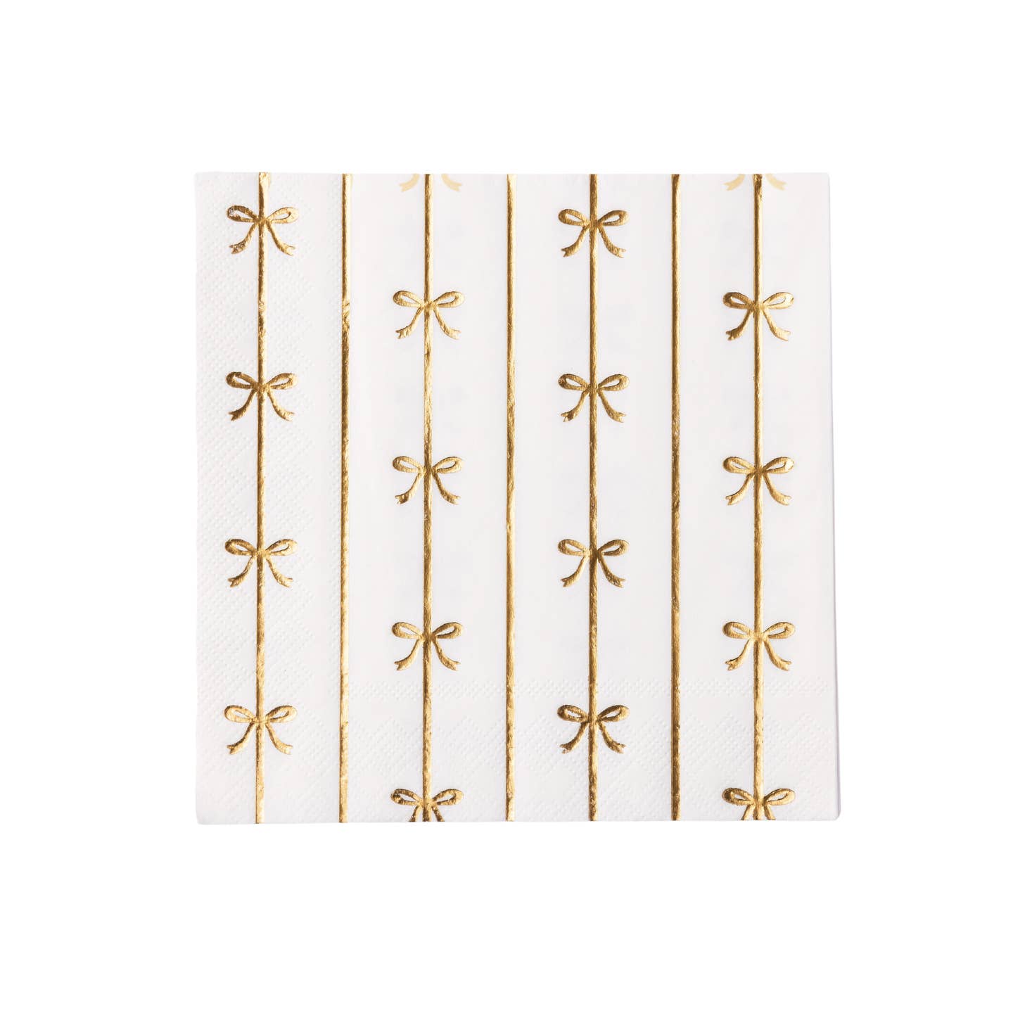 Gold Signature Bow Large Napkins