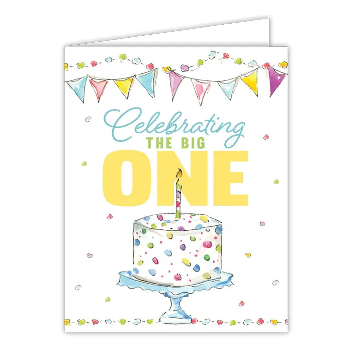 Celebrating the Big ONE Birthday Card