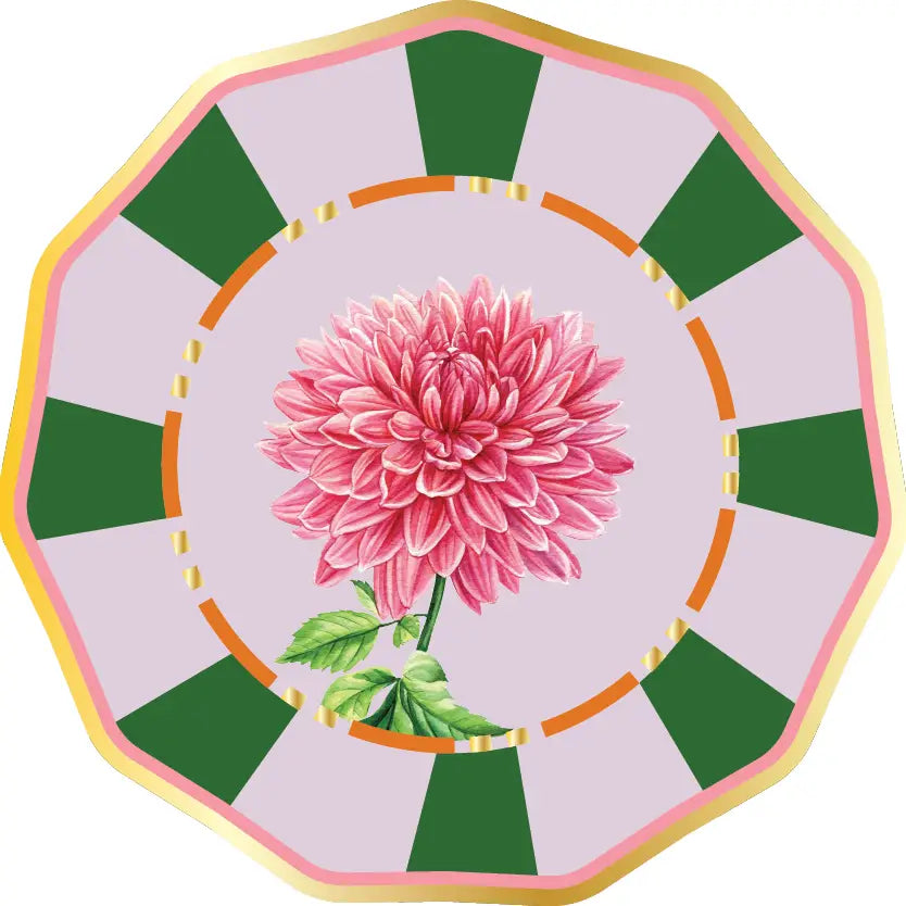 Dahlia Garden Dinner Plates