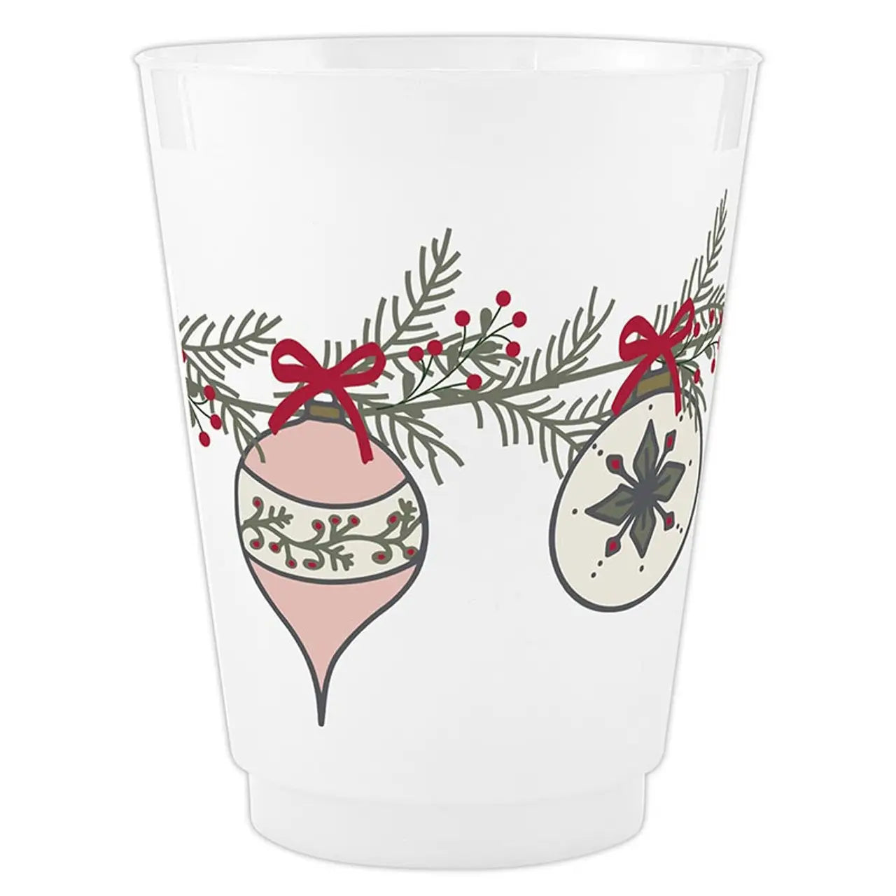 Ornaments Frosted Cups