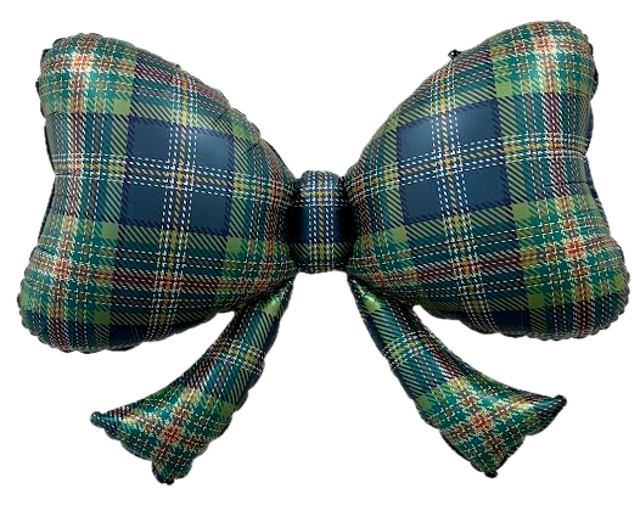 40" Plaid Bow Mylar