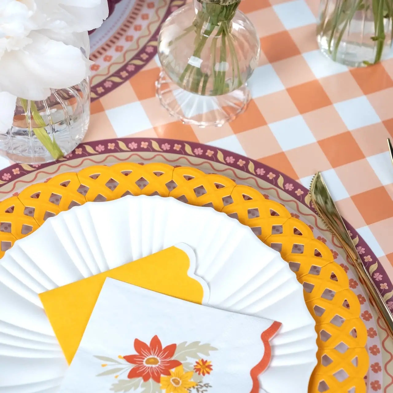 Cream Compostable Dessert Plates