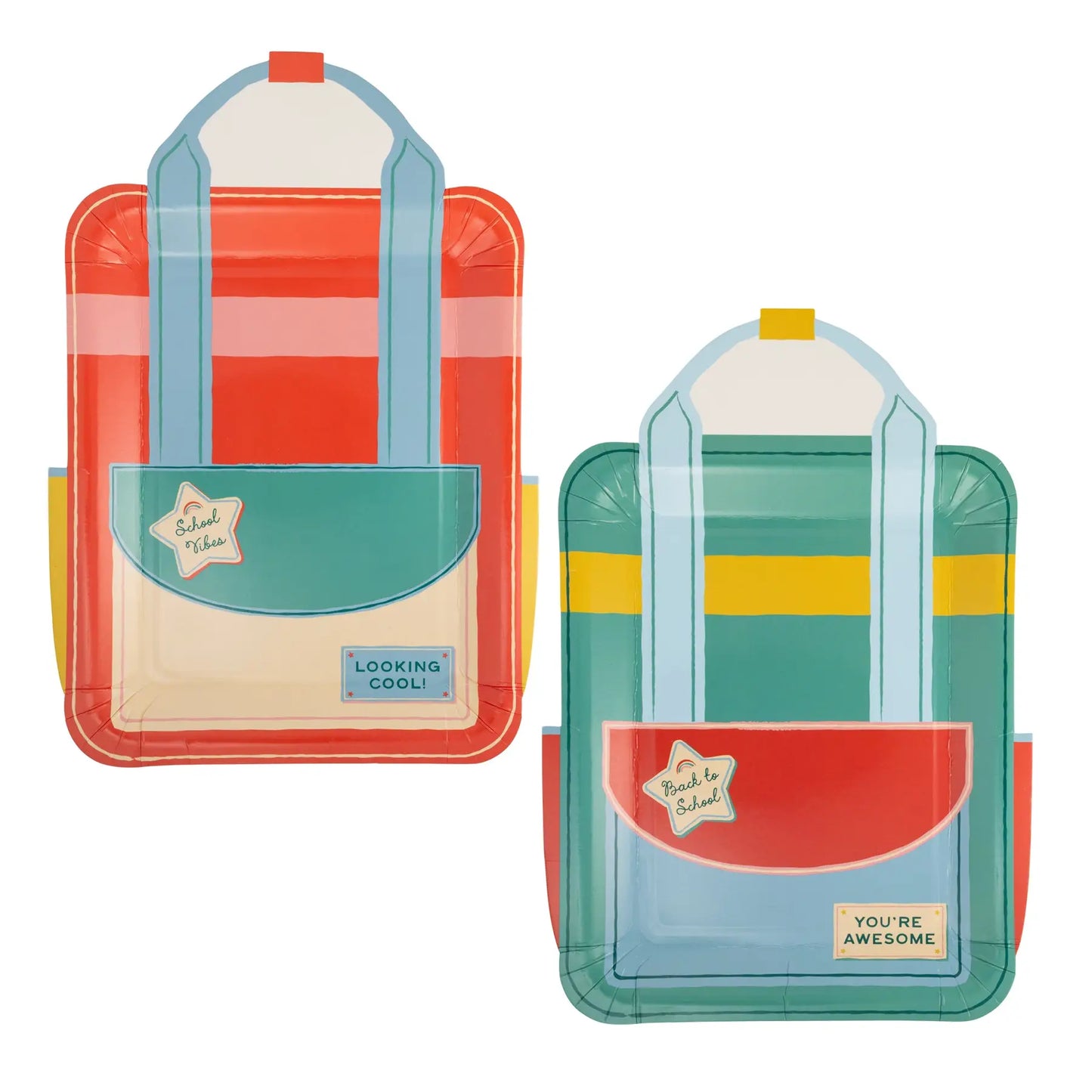 Backpack Shaped Plates