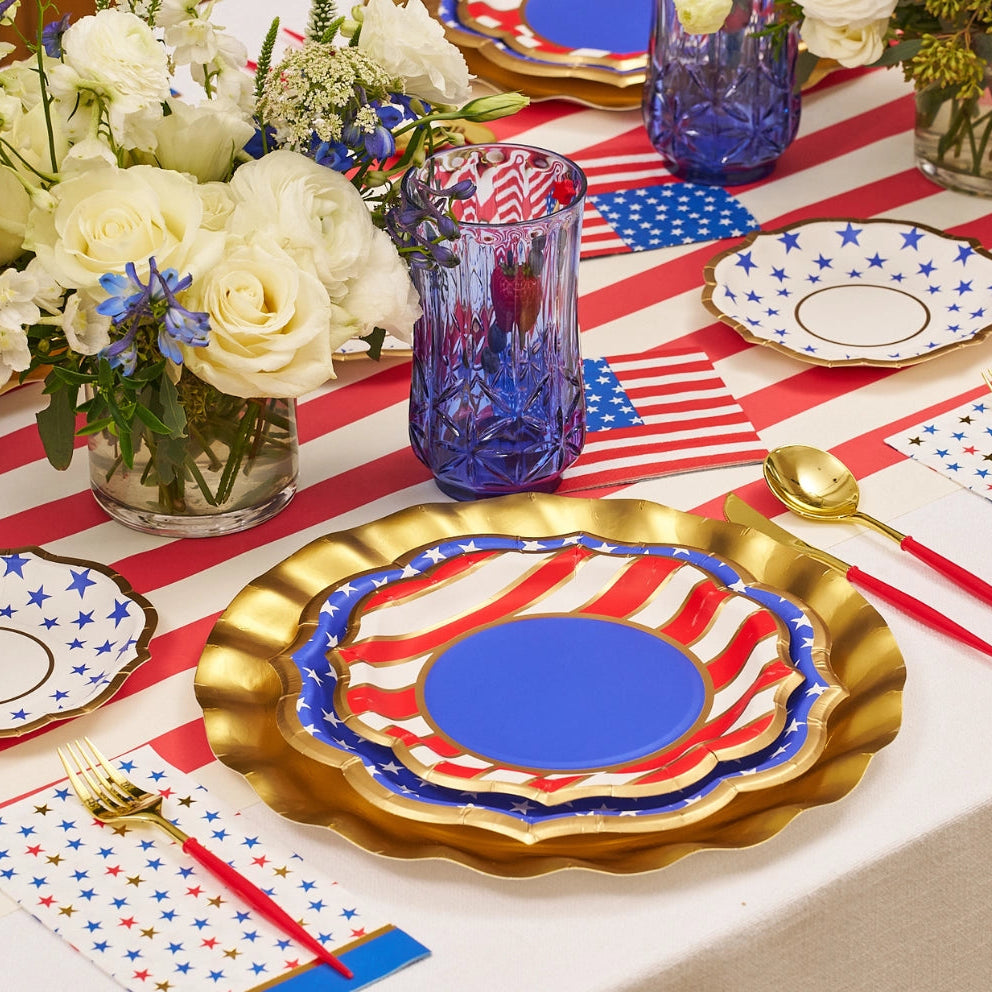 Party in the USA Salad Plate
