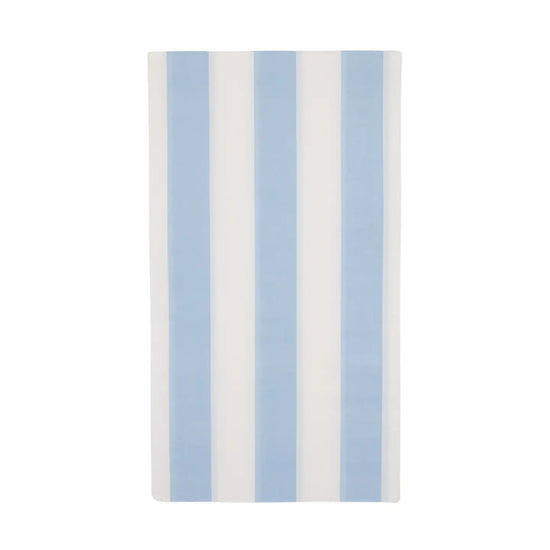 Sky Blue Cabana Stripe Guest Towels