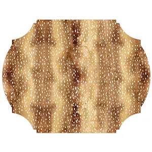 Brown Deer Hide Pattern Placemats