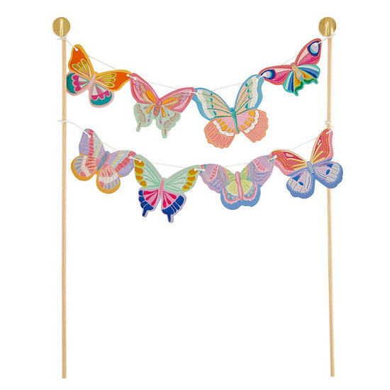 Butterfly Garland Cake Topper