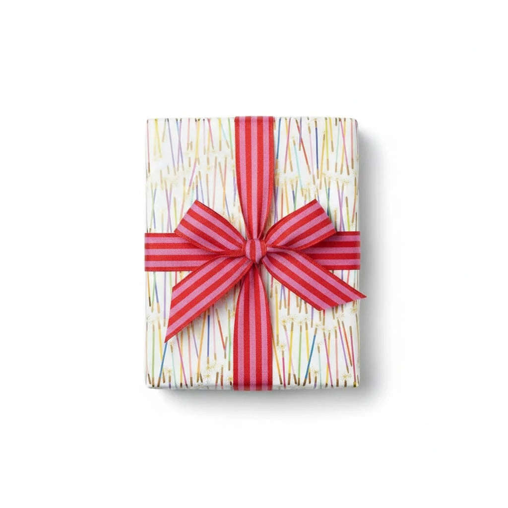 Birthday Candles Wrapping Paper Roll