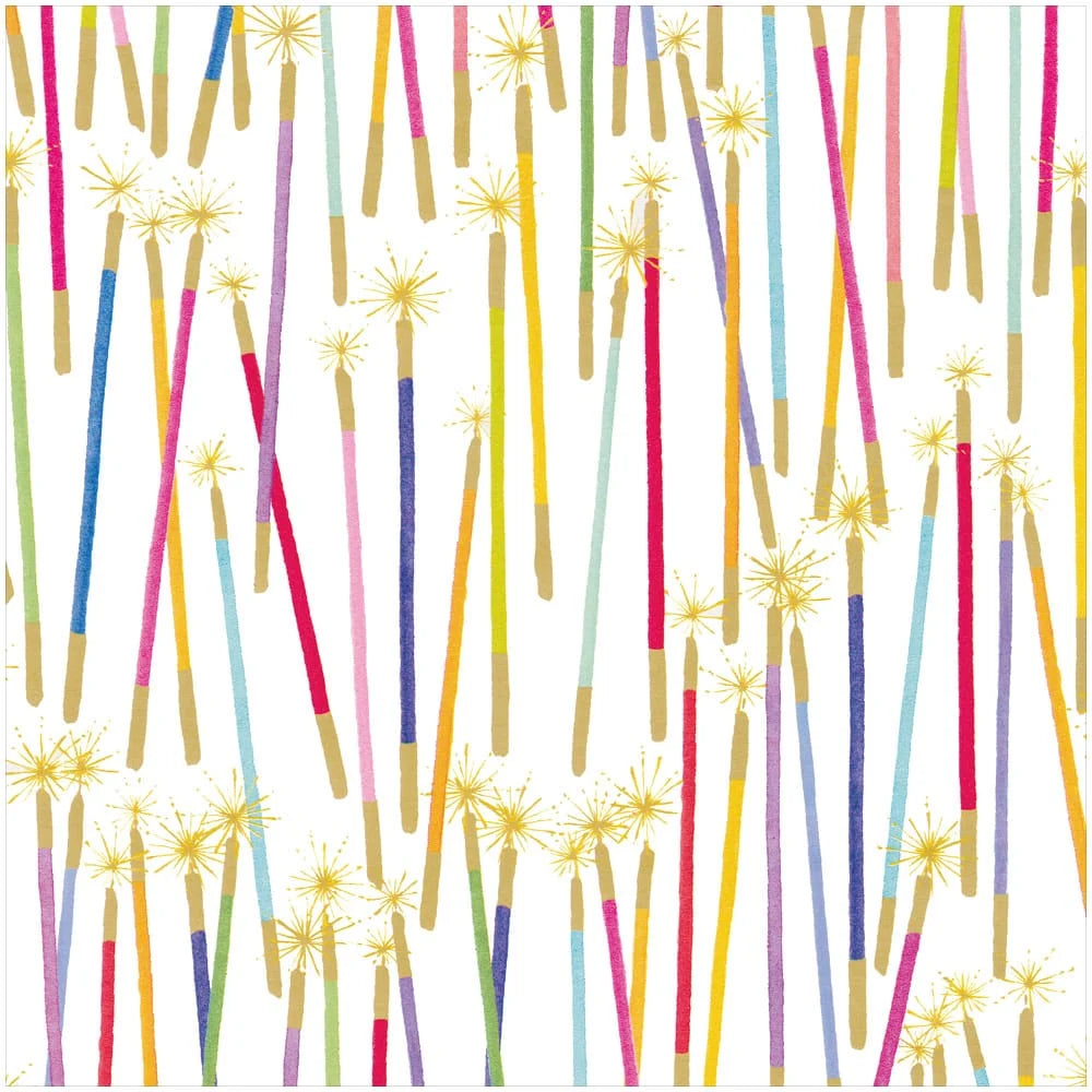 Birthday Candles Wrapping Paper Roll
