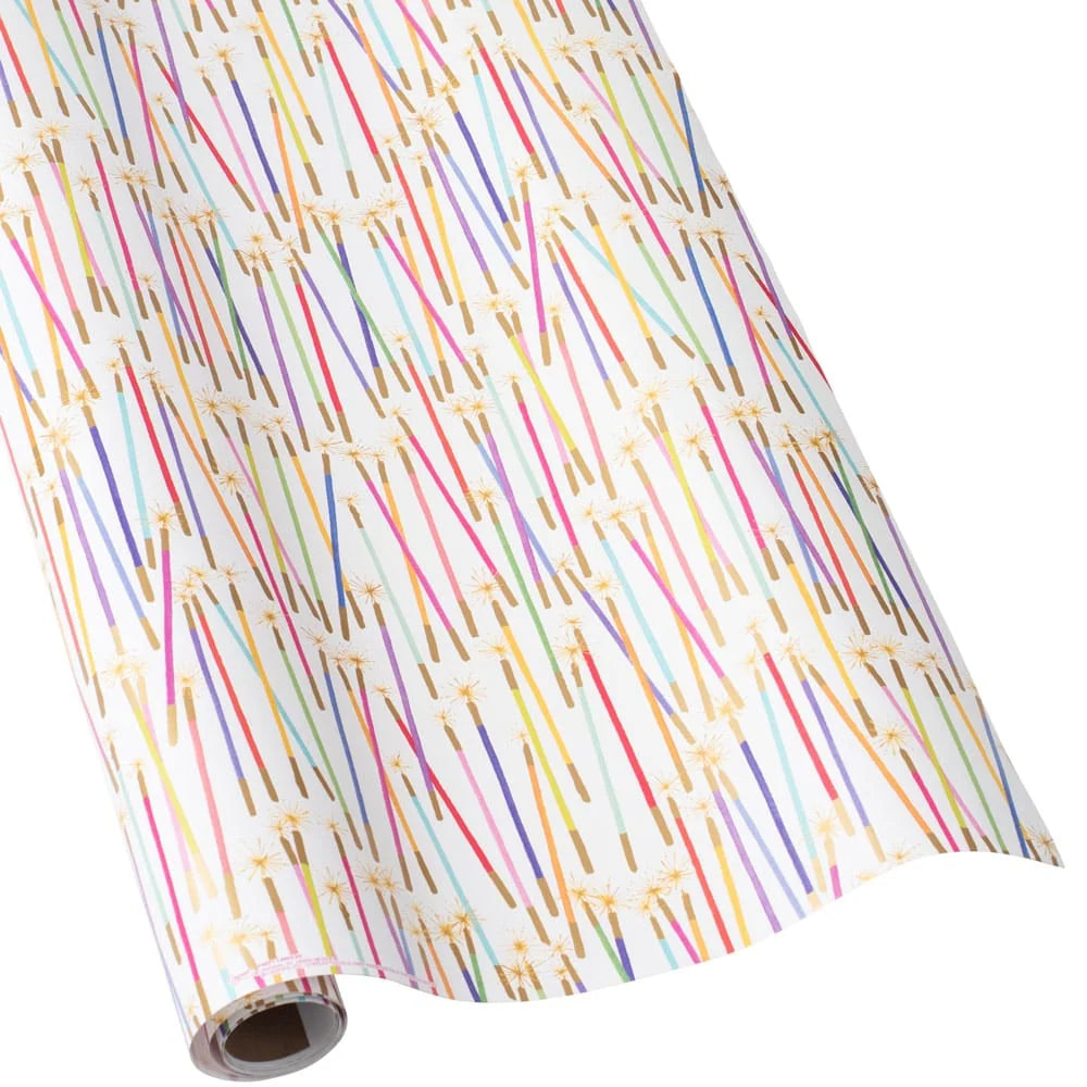 Birthday Candles Wrapping Paper Roll