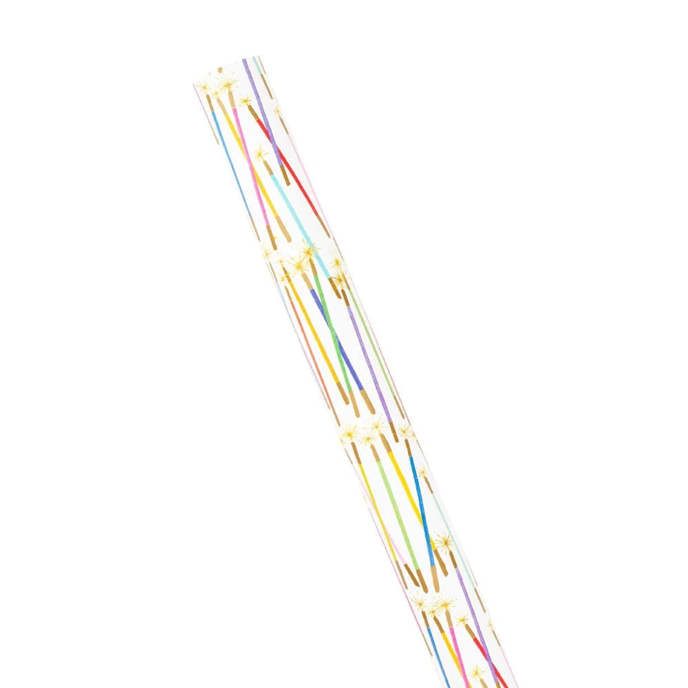 Birthday Candles Wrapping Paper Roll