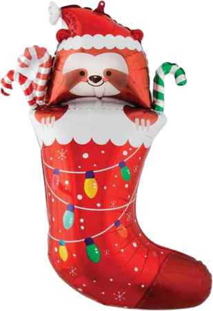 31" Sloth Stocking Mylar